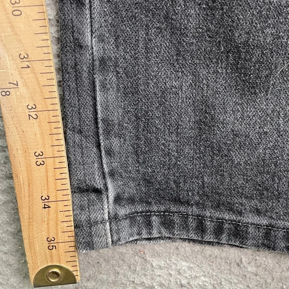 Wrangler 13MWZWK Cowboy Cut Mens Black Jeans 40x35* Faded Denim Straight‎ Leg